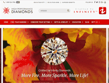 Tablet Screenshot of hpdiamonds.com